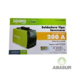 SOLDADORA INVERSOR PORTATIL IGOTO 200A PLUS 200