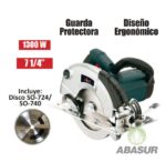 SIERRA CIRCULAR OAKLAND 7 1/4″ 1300W CON DISCO