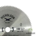 SIERRA CIRCULAR NICHOLSON DI515-06NI 6″ CENTRO 5/8″ ACERO 100 DIENTES