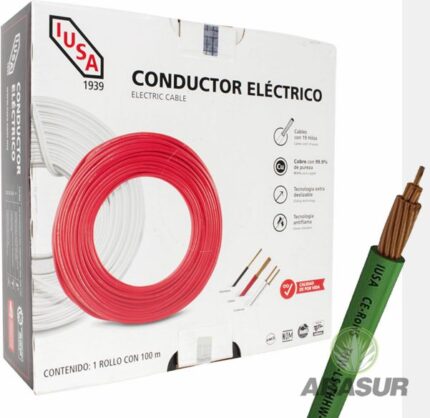 CABLE IUSA THHW-LS #14 VERDE