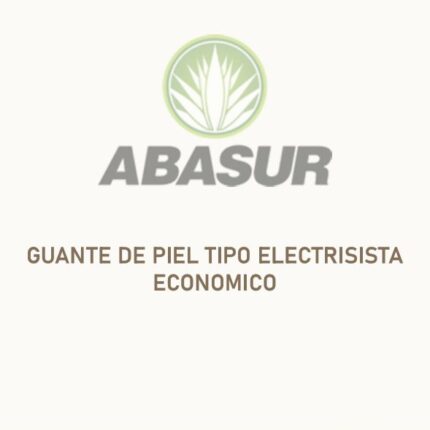 GUANTE DE PIEL TIPO ELECTRISISTA ECONOMICO