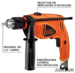 Rotomartillo Black & Decker 1/2″ 550 watts modelo HD500-B3