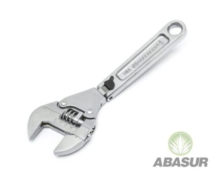 Llave perica articulada y con matraca 8″ modelo ACFR8VS