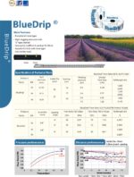 Cinta de goteo Blue Drip calibre 5000 espaciado de 10 cm de 3,660 metros