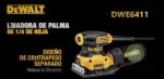 Lijadora de palma de 1/4″ de hoja DEWALT 230 watts, modelo DWE6411-B3