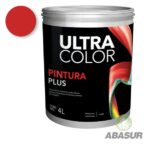 PINTURA ESMALTE ULTRACOLOR PLUS ROJO 19A0438275, 4 LITROS