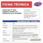 Céspol Flexible tipo “P” y rejilla con cubierta, 2234