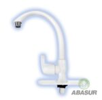 Llave de ABS color blanco para fregadero 1/4 de vuelta, 4431