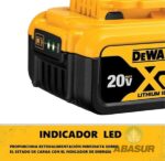 Batería DEWALT ION-LI 5.0Ah 20V MAX XR para herramientas inalámbricas, modelo DCB205