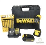 Juego dewalt taladro percutor atornillador de 1/2 pulgadas de ion de litio DCD776AC2-B3